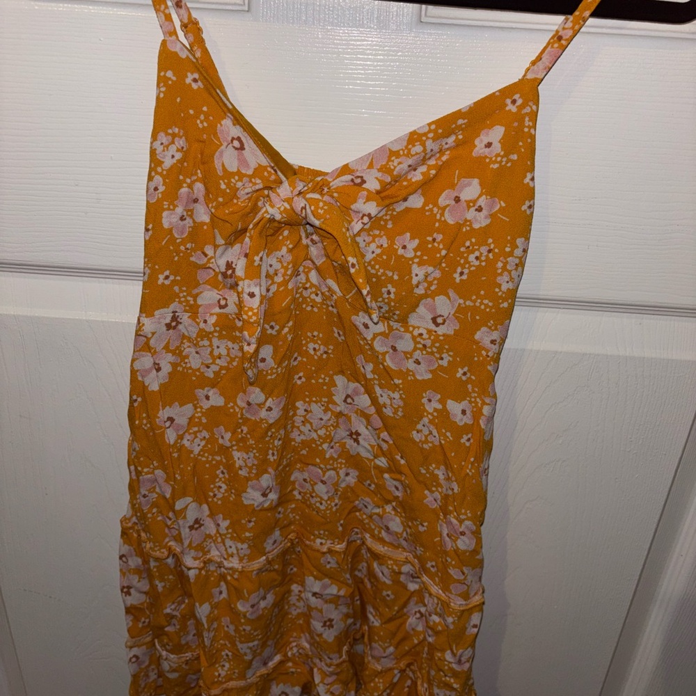 Floral Yellow Sundress